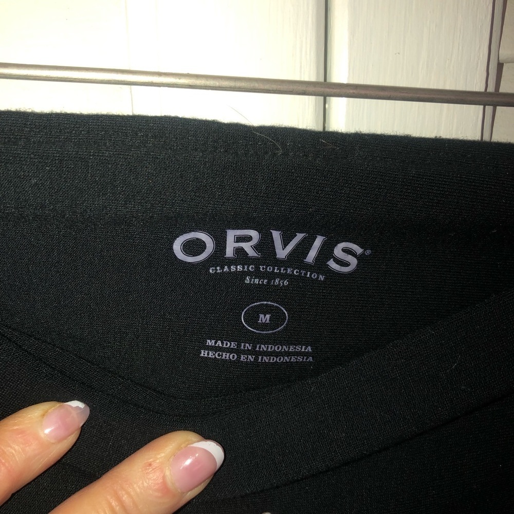Orvis Cozy Lined Leggings Medium Black - Picture 3 of 4